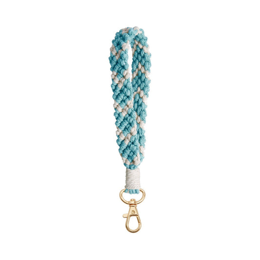 Crochet keychain wristlet