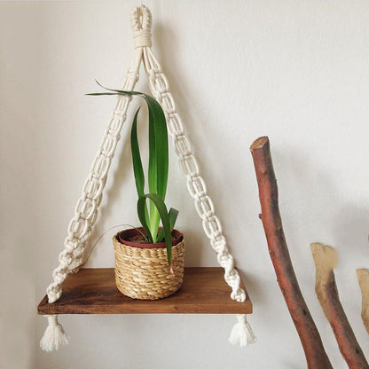 Hanging Rope Shelf