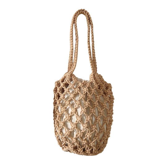 Brown Woven Bag